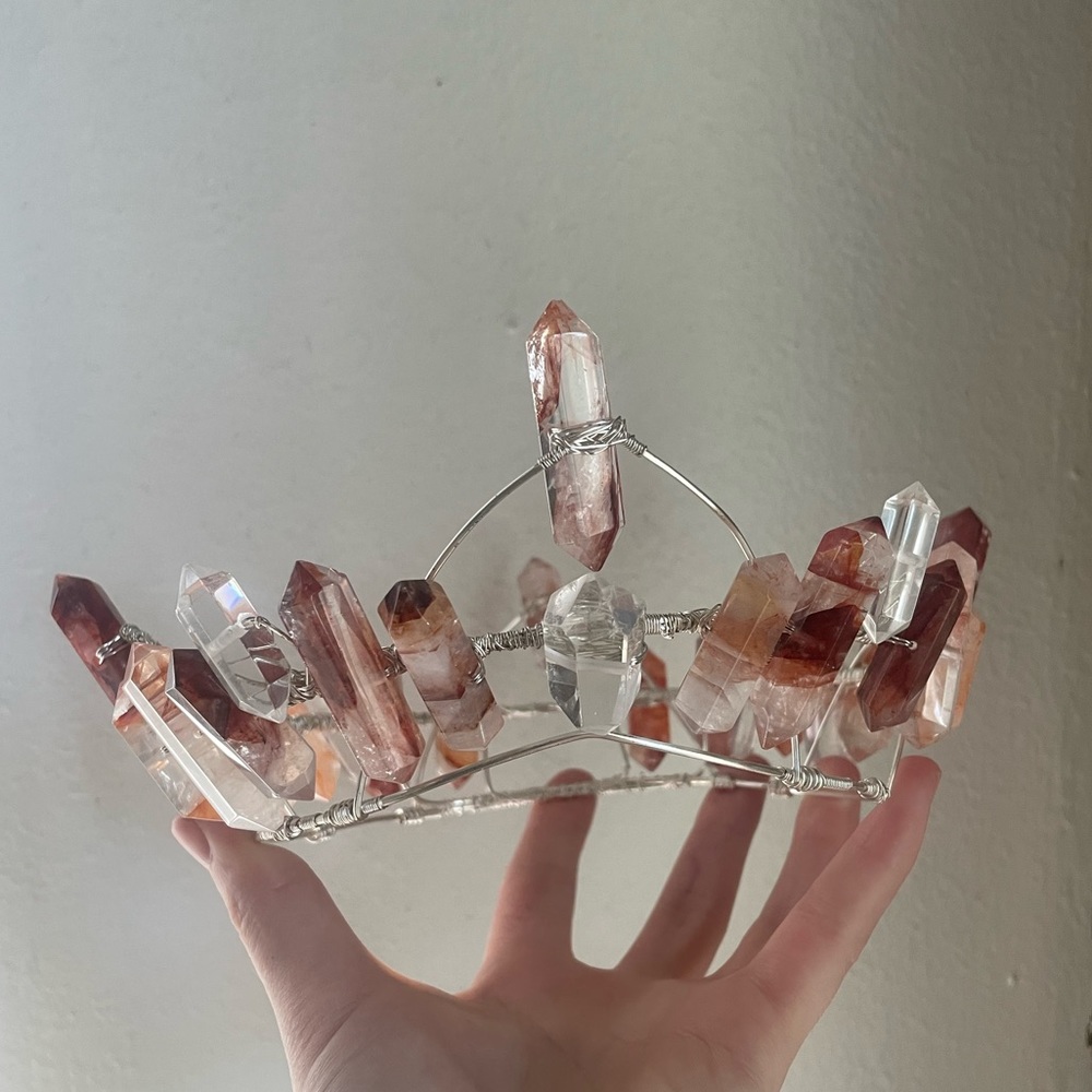 Crystal crown by Elemental Child.